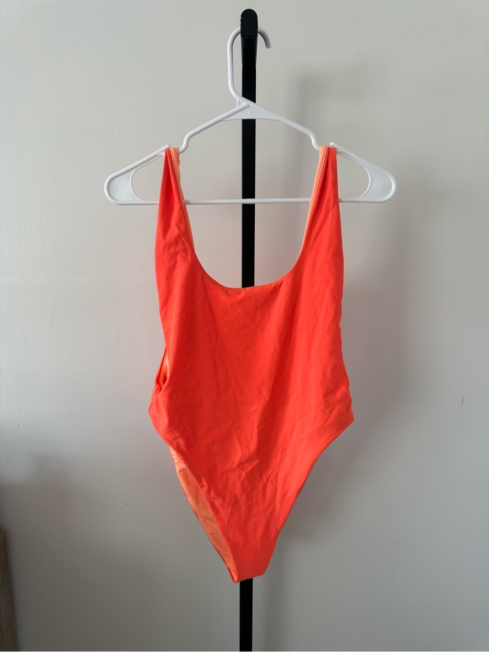 aerie Neon Orange One-Piece Swimsuit